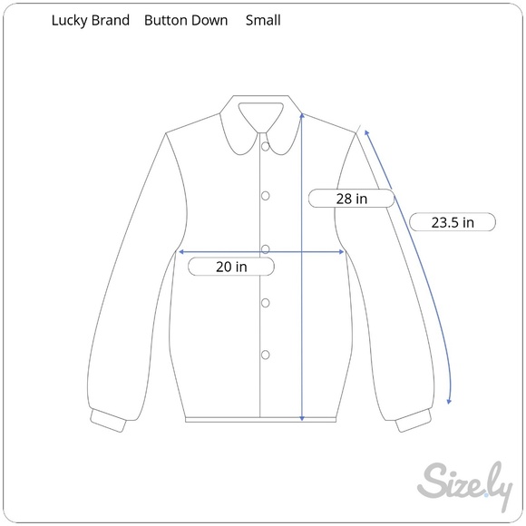 Lucky Brand | Lace Yoke Button-Down Blouse | S - Picture 8 of 8